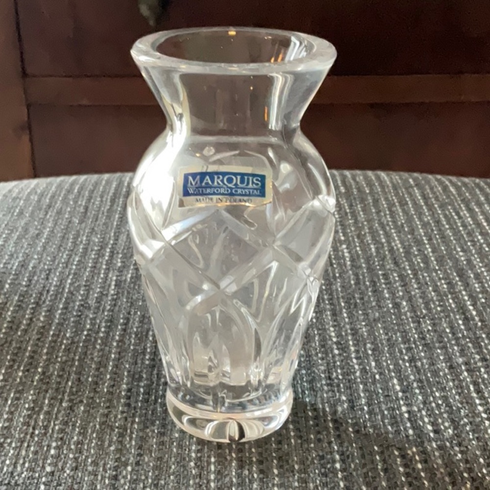 Marquis Waterford Crystal petite vase. Never used.